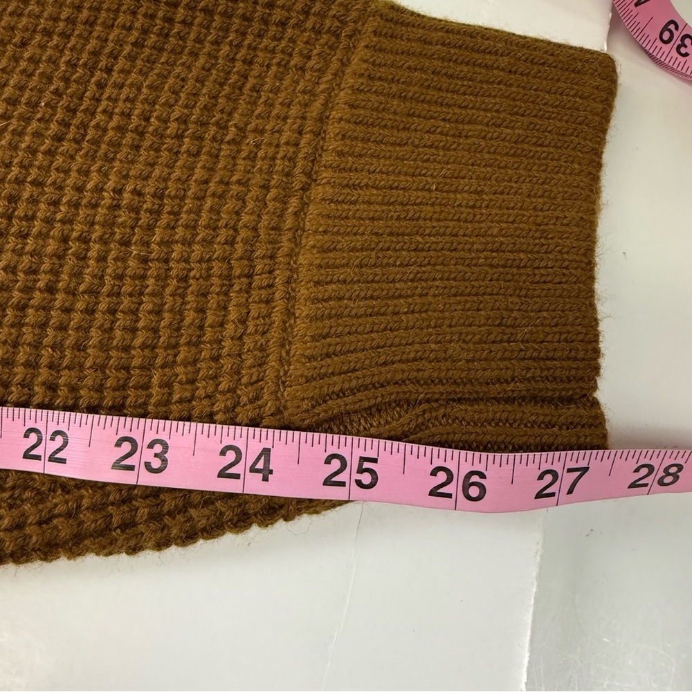 Spiritual Gangster Waffle Jogger Pants Womens Large Brown Knit High Rise - Picture 12 of 13
